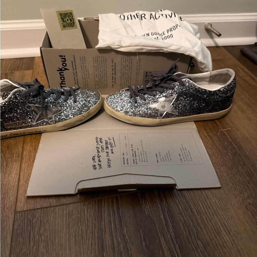 Golden Goose Superstar Special Edition Glitter Sneakers - Picture 9 of 10